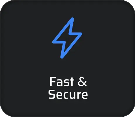 Fast & Secure Lightning Icon